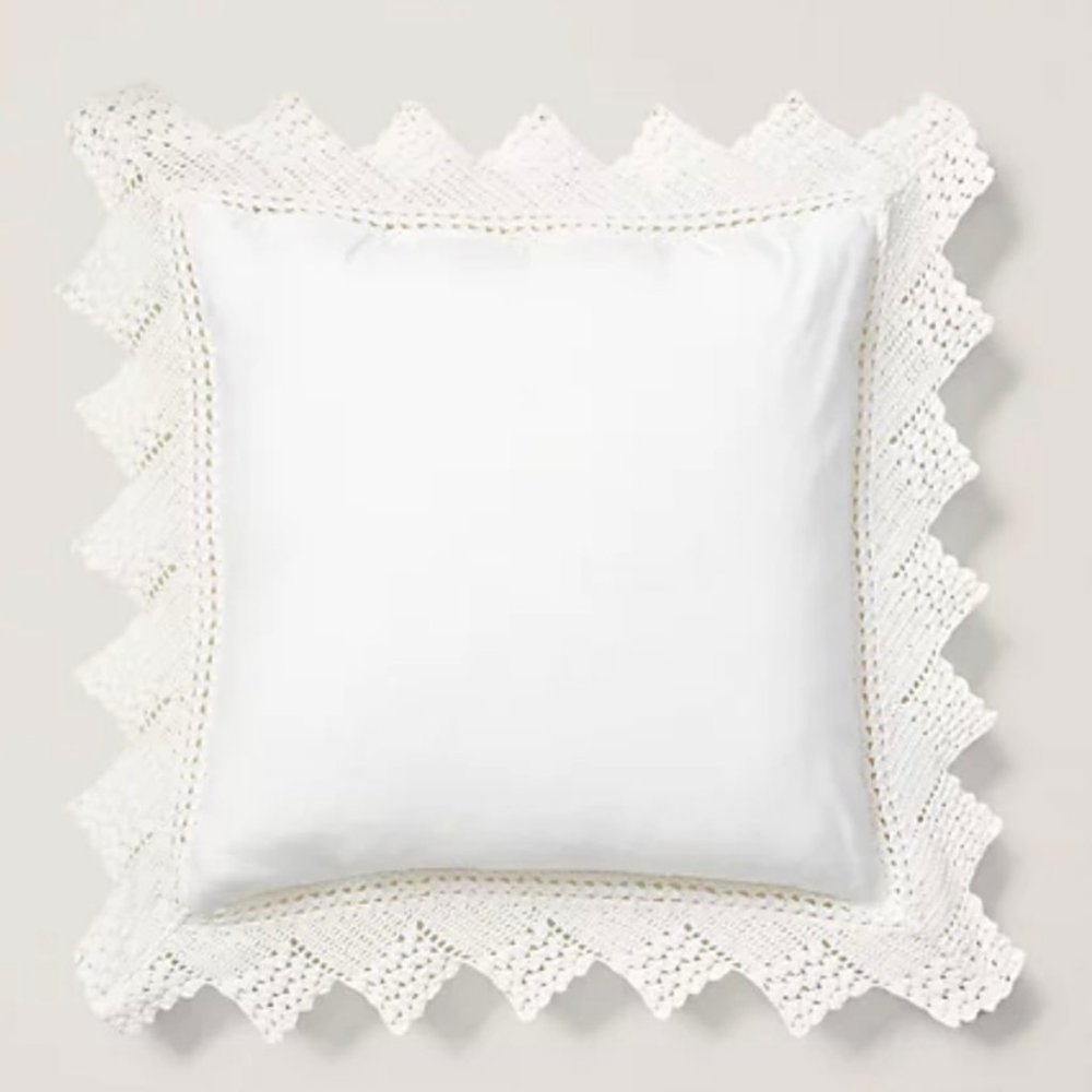Ralph Lauren Oliver Throw Pillow In Cream